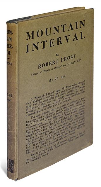 FROST, ROBERT. Mountain Interval.